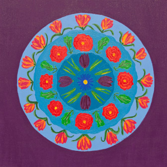 round painting image copywrite 2010 carolyn goodenough